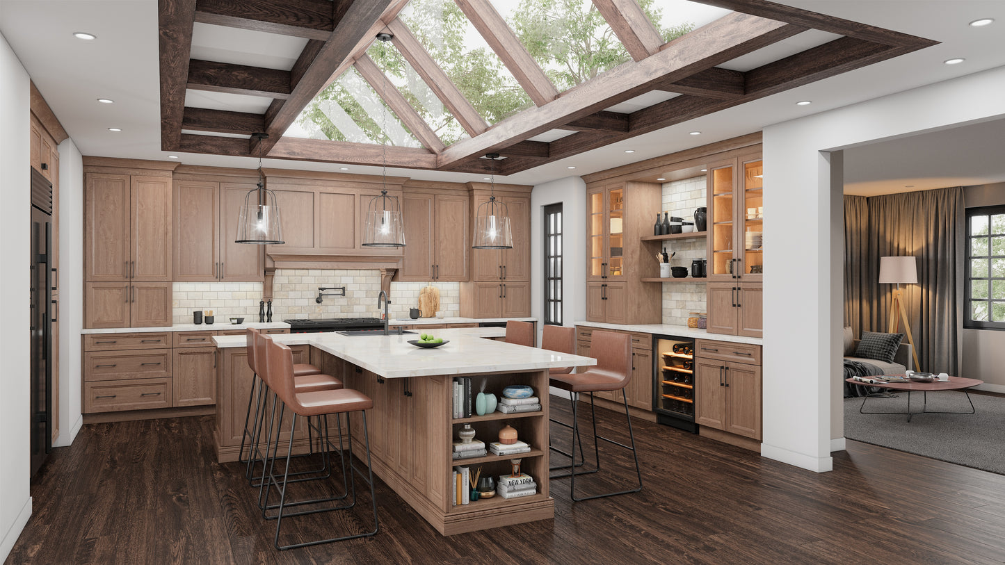 10 Foot RTA Kitchen- Oxford Toffee