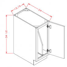 Tahoe White- Full Height Tray Divider Base