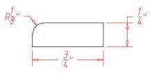 Oxford Toffee-Scribe Moulding- SCR