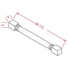 Tahoe White- Decorative Leg-CLDL