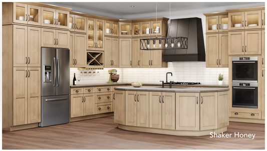 10 Foot RTA Kitchen- Shaker Honey