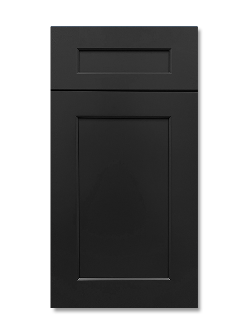 Shaker Black- Sample Door **Free Shipping! Fully Refundable