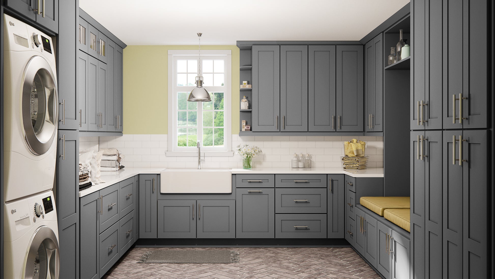 10 Foot RTA Kitchen- Shaker Grey – RTA Direct