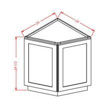 Shaker Dove- Base End Cabinet