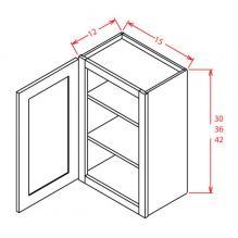 15″ Shaker Honey Wall Cabinet – RTA Direct