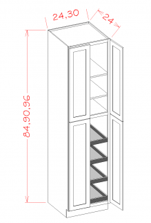 Shaker Honey Cabinet – RTA Direct