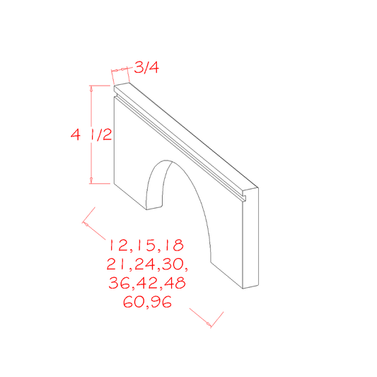 Shaker Antique White Toe Kick – RTA Direct