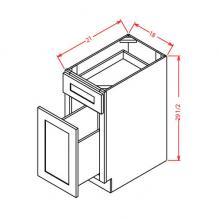 Edgeline White 3-Drawer Base Cabinet – RTA Direct