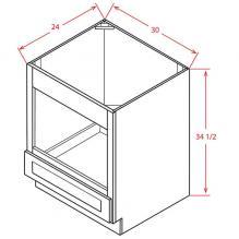 Charleston Saddle- Microwave Base Cabinet