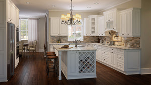 Tahoe White Kitchen Ready to Assemble cabinets at wholesale discount pricing www.rtadirect.com