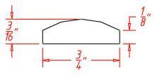 Tahoe White- Batten Moulding - BAM