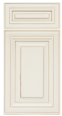 Princeton Creamy White with Glaze- Sample Door- **Free Shipping!