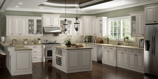 Charleston Antique White 10X10 Kitchen